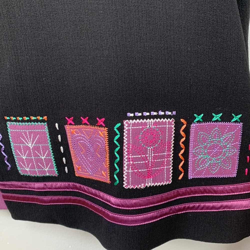 Draper's & Damon's 2 Pice Set Embroidered Jacket & Matching Shell - Picture 5 of 9